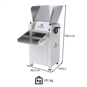 Cilindro Sovador Braesi CBS-5000 15 Kg 380V Trifásico B18819