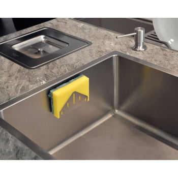 Suporte para Esponja de Lavar Louça Fixação por Ventosa Tramontina em Aço Inox 94532043