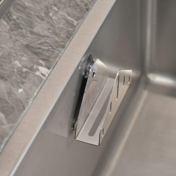 Suporte para Esponja de Lavar Louça Fixação por Ventosa Tramontina em Aço Inox 94532043