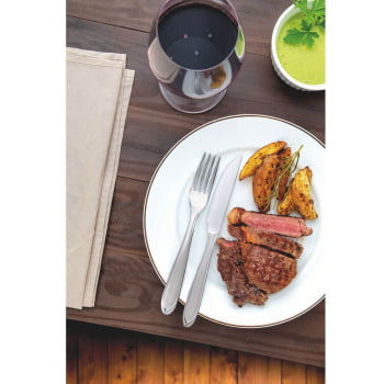 Faqueiro Tramontina Laguna Aço Inox com Facas para Churrasco em Acabamento Brilho 36 Peças 66906794