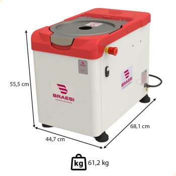 Amassadeira Rápida Braesi Industrial 15 Kg 2CV AR-15/1 G3 127V B12873