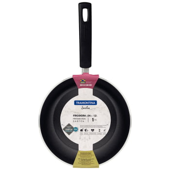 Frigideira Tramontina Sicília Alumínio Revest. Completo Antiaderente Starflon 24 cm 1.2 L 20400624