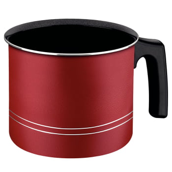 Fervedor Tramontina Sicília Alumínio Revestimento Antiaderente Starflon Vermelho 14cm 1,9L 20405714