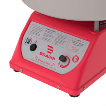 Máquina Profissional Para Fazer Algodão Doce Braesi ADB-02 G2 Bivolt 1/4CV B14183