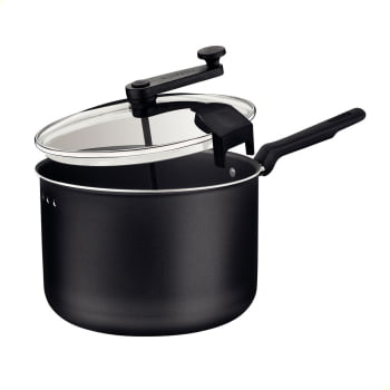 Panela Pipoqueira Tramontina Loreto Alumínio c/ Antiaderente Starflon Max Grafite 20cm 3,5L 20387020