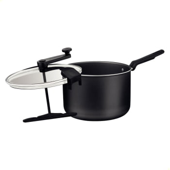 Panela Pipoqueira Tramontina Loreto Alumínio c/ Antiaderente Starflon Max Grafite 20cm 3,5L 20387020