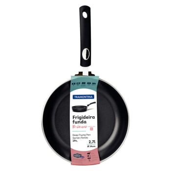 Frigideira Funda Tramontina Mônaco Induction Alumínio Revestimento Anti Starflon 24cm 2,7L 28703024
