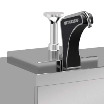 Dispenser Aquecido Para Molhos e Coberturas Metalcubas 2 Litros Até 80°C 220 V DA 1