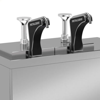 Dispenser Aquecido Para Molhos e Coberturas Metalcubas 4 Litros Totais Até 80°C 220VDA 02