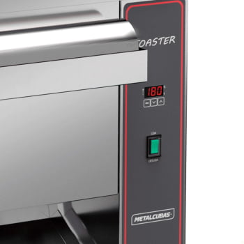 Tostador de Pão Com Mantegueira TP 300M Metalcubas 400/600 Pães Hora 220V