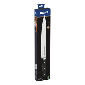 Faca para Carne Tramontina Century Lâmina Aço Inox Cabo Policarbonato e Fibra de Vidro 10" 24010110