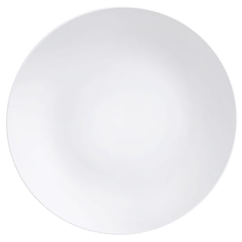 12 Pratos Rasos Tramontina Sophia em Porcelana Branca 28 cm 96010101