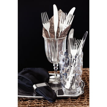 Bandeja Servir Retangular Classic Tramontina Aço Inox 34 x 24 cm com Alças 61440350