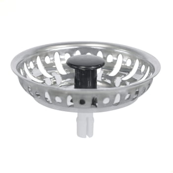 Tampa de Válvula Tramontina 3 1/2" em Aço Inox Polido e Polipropileno Pias Cubas/Tanques 94510025 Tampa de Válvula Tramontina 3 1/2" em Aço Inox Polido e Polipropileno Pias Cubas/Tanques 94510025