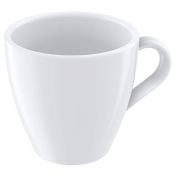 12 Xícaras Cappuccino Tramontina Paola em Porcelana Branca 200 ml 96600125