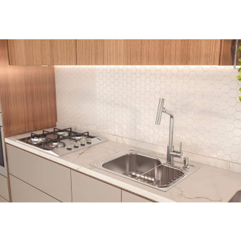 Cesto Aramado p/ Cubas de Sobrepor e Undermount Morgana Compact 48FX Tramontina em Aço Inox 94528034