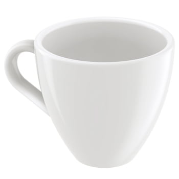 12 Xícaras Expresso Tramontina Paola em Porcelana Branca 95 ml 96600126