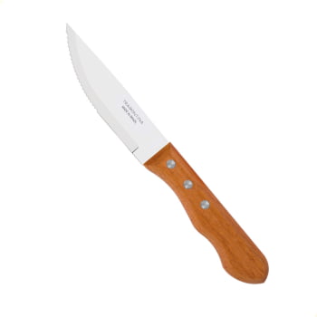 Jogo Para Churrasco Tramontina Dynamic Com Lamina em Aço Inox e e Cabo de Madeira 12 Peças 22399063