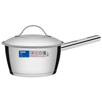 Panela Tramontina Allegra em Aço Inox com Fundo Triplo 16 cm 1,5 L 62651161