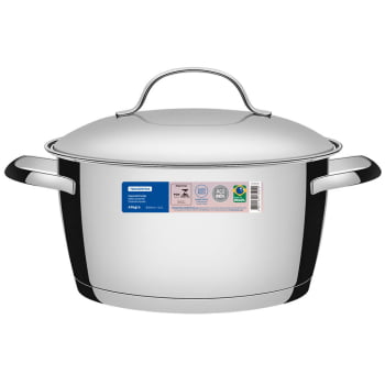 Caçarola Funda Tramontina Allegra em Aço Inox com Fundo Triplo 18 cm 2,2 L 62654181