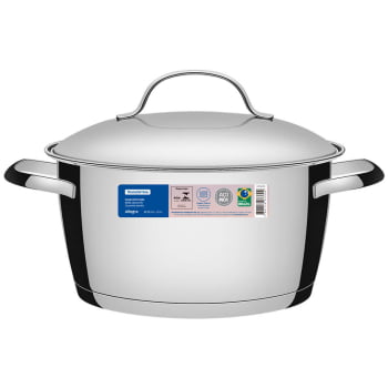 Caçarola Funda Tramontina Allegra em Aço Inox com Fundo Triplo 20 cm 3,1 L 62654201