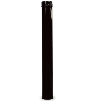 Kit 2 Canos para Chaminé Venax Esmaltado Preto 1m 110 mm 7585