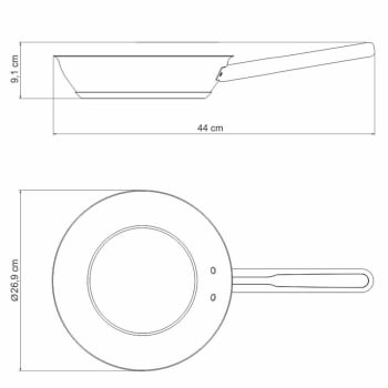 Frigideira Tramontina Ventura em Aço Inox com Revestimento Interno Antiaderente 24 cm 2,1 L 62376247