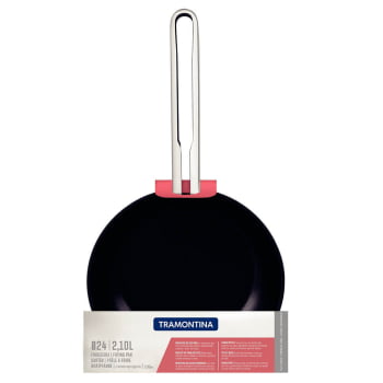 Frigideira Tramontina Ventura em Aço Inox com Revestimento Interno Antiaderente 24 cm 2,1 L 62376247