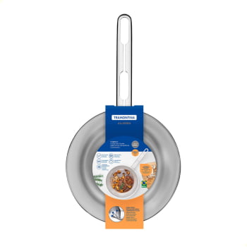 Frigideira Tramontina Allegra em Aço Inox com Fundo Triplo 20 cm 1,30 L 62666200