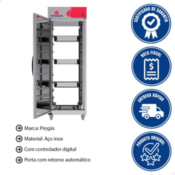 Armário Pass Through Progás Aquecido 220V Inox para 20 GN 1/1 PRPASS-200 P46644