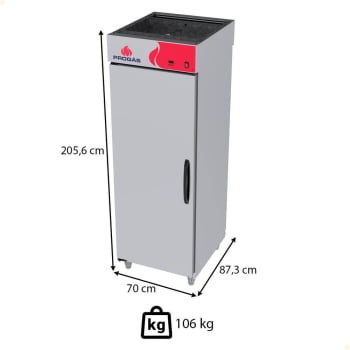 Armário Pass Through Progás Aquecido 220V Inox para 20 GN 1/1 PRPASS-200 P46644