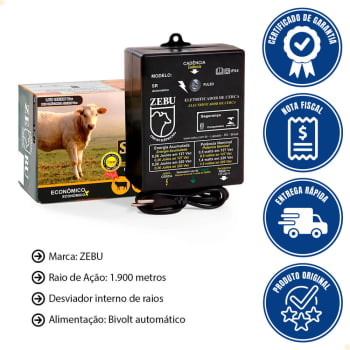 Eletrificador Zebu SR Automático 28606