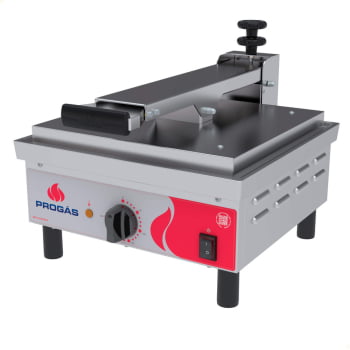 Prensa Grill Chapa em Aluminío Elétrico Progás 127V PRA-45 P40945 Prensa Grill Chapa em Aluminío Elétrico Progás 127V PRA-45 P40945