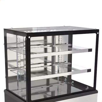 Balcão Vitrine Seca Venâncio Prime 424L Vidro Temperado Inox 100cm 220V PBV10