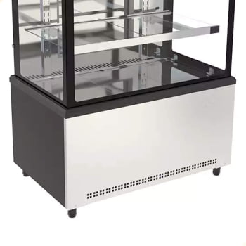 Balcão Vitrine Seca Venâncio Prime 424L Vidro Temperado Inox 100cm 220V PBV10