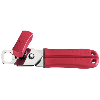 Abridor de Latas e Garrafas Tramontina Utilitá Aço Inox com Cabo de Polipropileno Vermelho 25605170 Abridor de Latas e Garrafas Tramontina Utilitá Aço Inox com Cabo de Polipropileno Vermelho 25605170