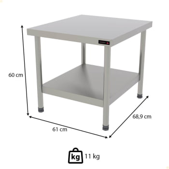 Cavalete Progás Profissional Pro-60 Inox Mesa Bancada Para Chapas P44801