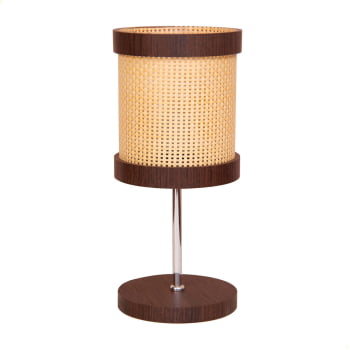 Abajur Muller Straw Mini Imbuia G9 Led 2500IB