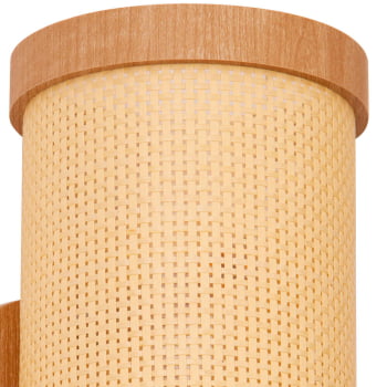 Arandela Muller Straw Duo Palha Natural G9 Led 2512NA