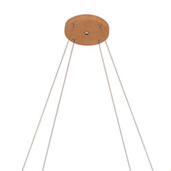 Lustre Muller Straw Roda Natural G9 Led 8 Lâmpadas 2578NA