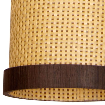 Pendente Muller Straw Mini Imbuia G9 Led 1 Lâmpada 2501IB