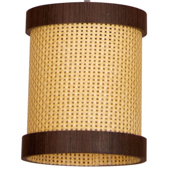 Pendente Muller Straw Mini Imbuia G9 Led 1 Lâmpada 2501IB