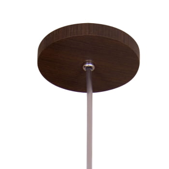 Pendente Muller Straw Mini Imbuia G9 Led 1 Lâmpada 2501IB