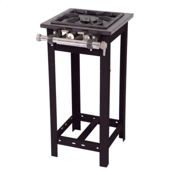 Fogão Industrial Extra Com Pé Venâncio 1 Boca Dupla A Gás GLP E1 14747 Fogão Industrial Extra Com Pé Venâncio 1 Boca Dupla A Gás GLP E1 14747
