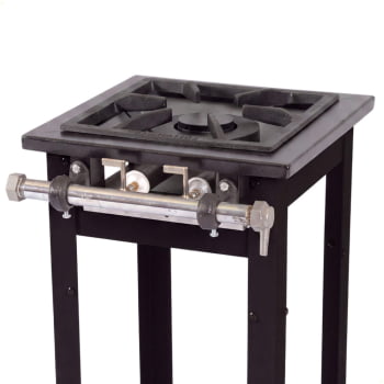 Fogão Industrial Extra Com Pé Venâncio 1 Boca Dupla A Gás GLP E1 14747