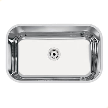 Cuba Tramontina Lavínia 56x34 cm Standard em Aço Inox Polido 56 BL com Válvula e Sifão 94085507