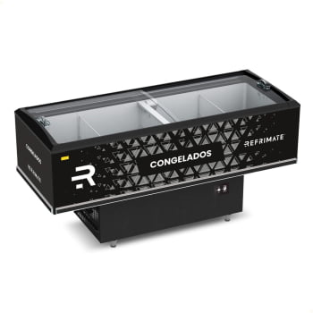Ilha Expositora Refrimate Vanguard Top 2000 Com Iluminação LED 520 Litros EIVT2000 220V Ilha Expositora Refrimate Vanguard Top 2000 Com Iluminação LED 520 Litros EIVT2000 220V