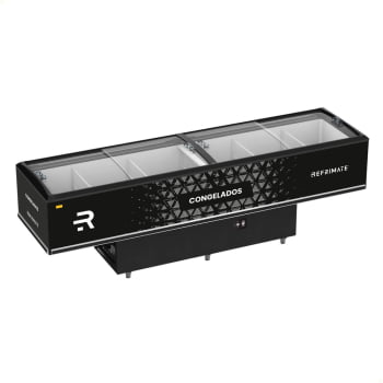 Ilha Espositora Refrimate Vanguard Top 3000 800 Litros Com Iluminação LED 800 Litros EIVT3000 220V Ilha Espositora Refrimate Vanguard Top 3000 800 Litros Com Iluminação LED 800 Litros EIVT3000 220V