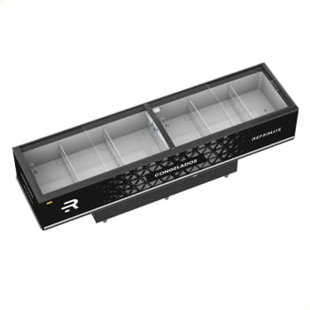 Ilha Espositora Refrimate Vanguard Top 3000 800 Litros Com Iluminação LED 800 Litros EIVT3000 220V