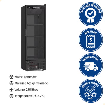 Visa Cooler Resfriados Refrimate 250 Litros Com Termostato Analógico 220V VCM250PV